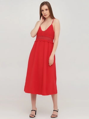 Сукня А-силуету червона | 6432230