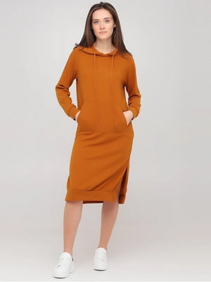 Сукня-худі помаранчева | 6432274