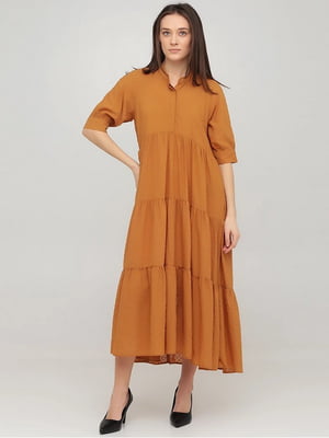 Сукня А-силуету помаранчева | 6432325