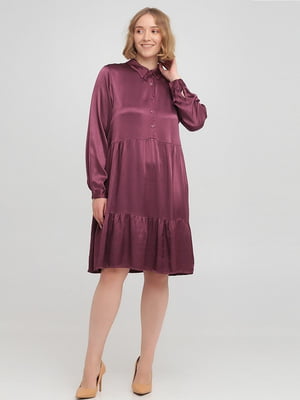 Сукня А-силуету фіолетова | 6432372
