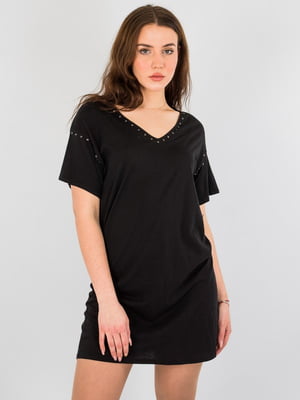 Платье-туника черное | 6433260