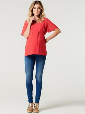 Блуза для вагітних червона | 6433595