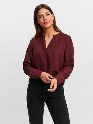 Блуза бордовая | 6433835
