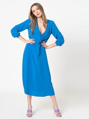 Сукня А-силуету синя | 6434065