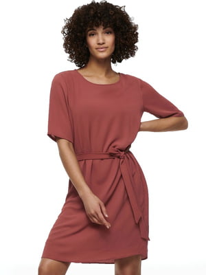 Сукня-футболка теракотового кольору | 6434124