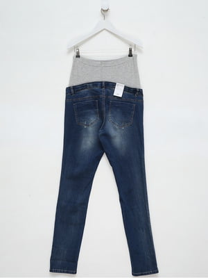 Демисезонные зауженные джинсы для мам | 6434309