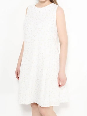 Платье А-силуэта белое | 6434343