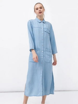 Сукня-сорочка синя | 6434403
