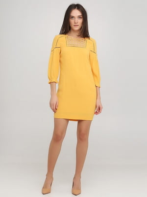 Сукня-футляр жовта | 6434614