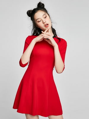 Платье А-силуэта красное | 6434964