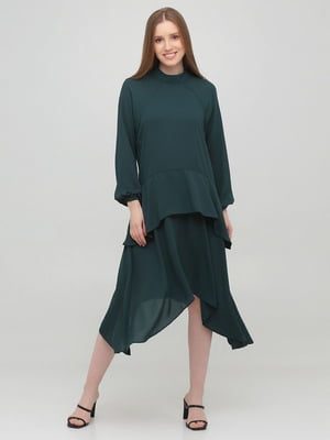 Сукня А-силуету зелена | 6435093