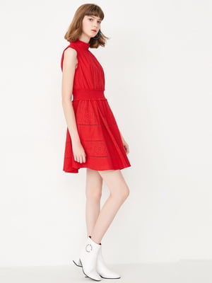 Платье А-силуэта красное | 6435100