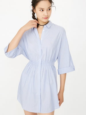 Сукня-сорочка блакитна | 6435208