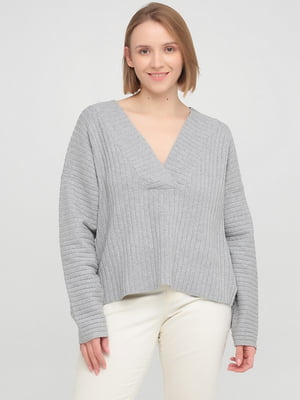 Пуловер серый | 6435307