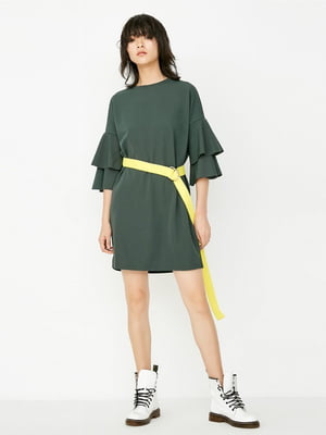 Сукня-футляр зелена | 6435410