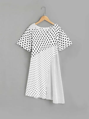 Платье белое асимметричное | 6435532