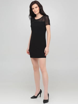 Платье-футболка черное | 6435902
