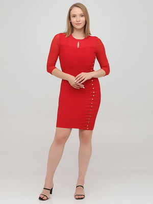 Сукня-футляр червона | 6435968