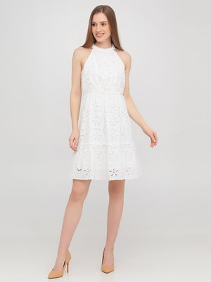 Платье А-силуэта белое | 6436210