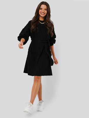 Платье-свитер черное | 6436711