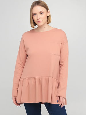 Блуза персикового кольору | 6436969