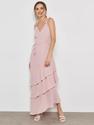 Платье А-силуэта розовое | 6437151