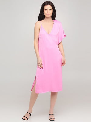 Платье А-силуэта розовое | 6437252