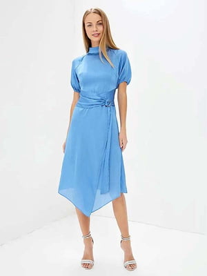 Сукня А-силуету блакитна | 6437387
