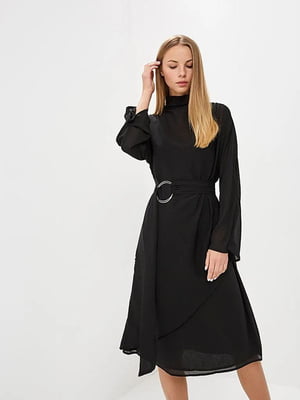 Сукня А-силуету чорна | 6437402
