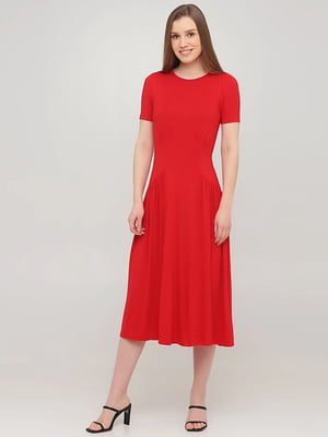 Платье А-силуэта красное | 6437713