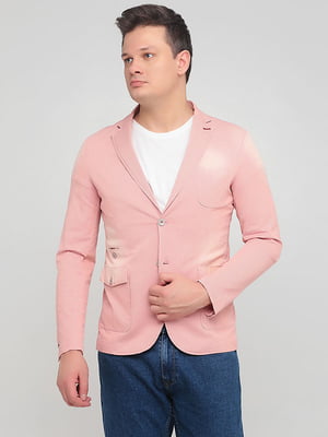 Пиджак розовый в полоску | 6437758