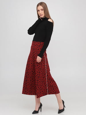 Юбка леопардовая юбка красная | 6437900