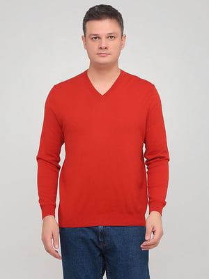 Пуловер красный | 6438074