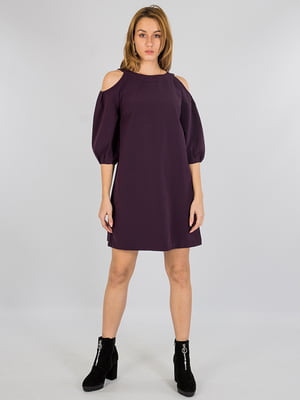 Сукня А-силуету фіолетова | 6438574
