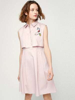 Сукня А-силуету рожева | 6438584