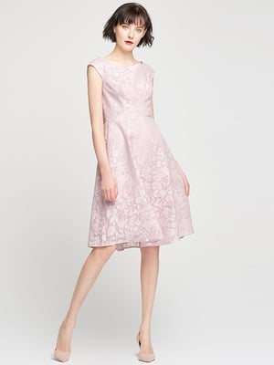 Платье А-силуэта розовое | 6438600