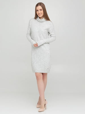 Платье-свитер серое | 6439308