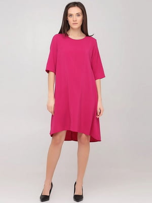 Платье А-силуэта розовое | 6439814
