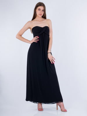 Платье черное корсетное | 6439851