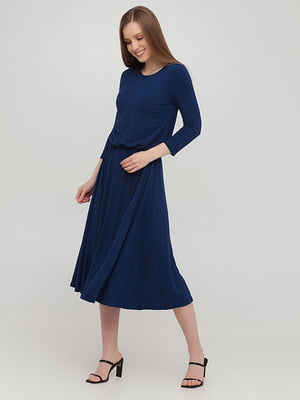 Сукня А-силуету синя | 6439856