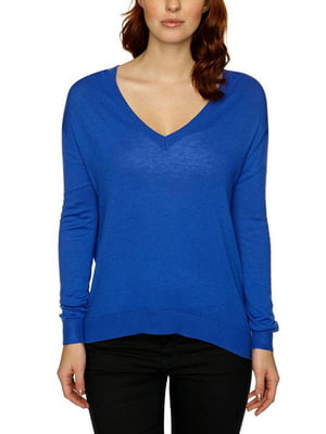 Пуловер синій | 6440007