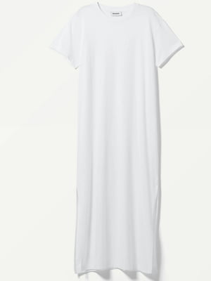 Платье-футболка белое | 6440032