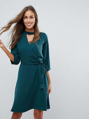 Сукня А-силуету зелена | 6440168