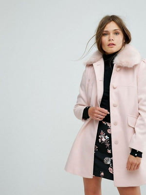 Пальто рожеве | 6440204