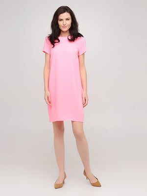 Сукня-футболка рожева | 6440230