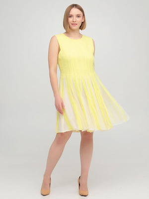 Сукня А-силуету жовта | 6440598