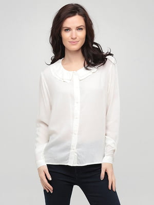 Блуза молочного кольору | 6440673