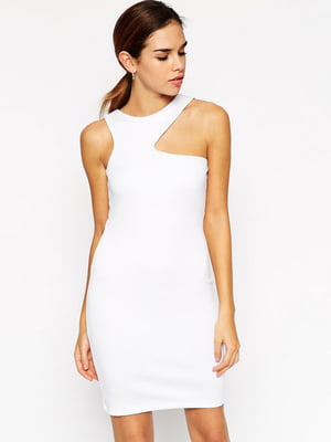Облегающее платье белое | 6440690