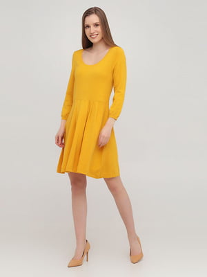 Сукня А-силуету жовта | 6440702