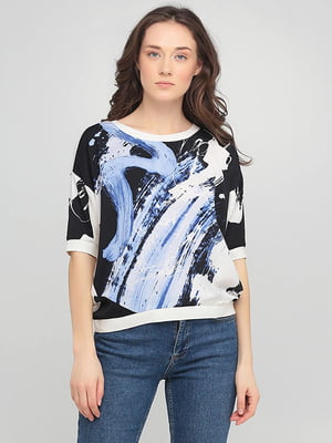 Блуза абстрактной расцветки | 6440874